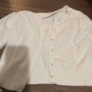 Elegant White Women's Sweater